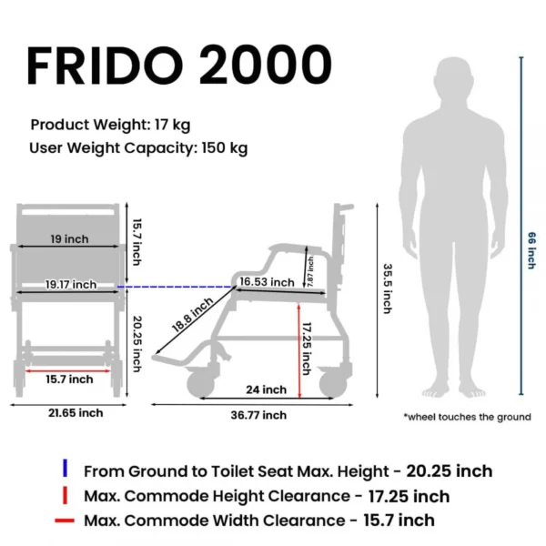 2000_9 2000 Commode Wheelchair