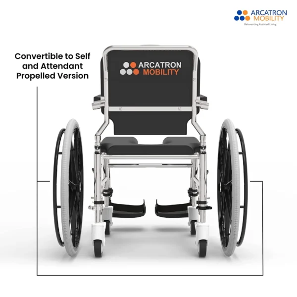 Prime SSS100 | Self Propelled Shower Commode Wheelchair