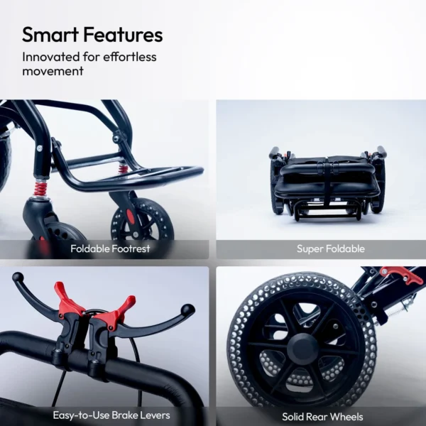 Frido Foldable Travel  Wheelchair