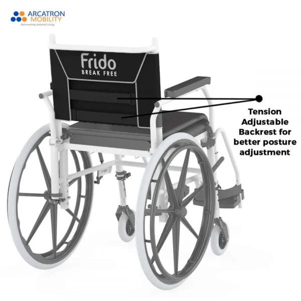 Prime FPS005 | Self Propelled Shower Commode Wheelchair
