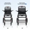 Frido Foldable Travel  Wheelchair