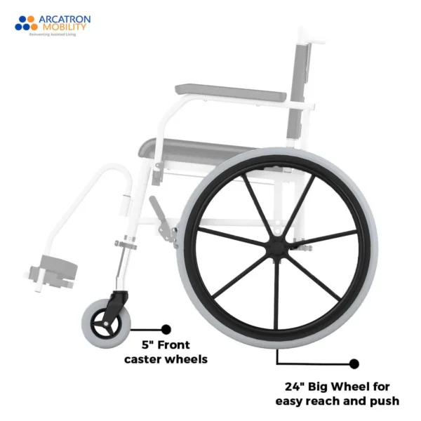 Prime FPS005 | Self Propelled Shower Commode Wheelchair