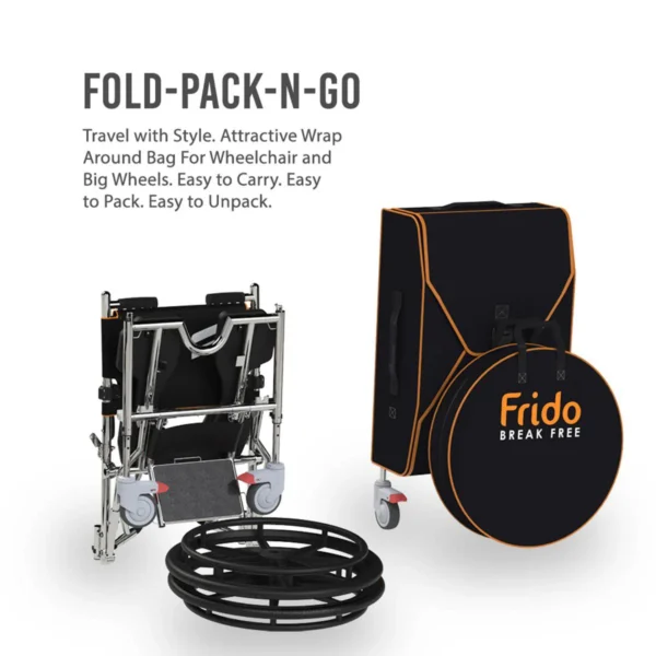 GO Self Propelled | Travel and Shower Commode Wheelchair
