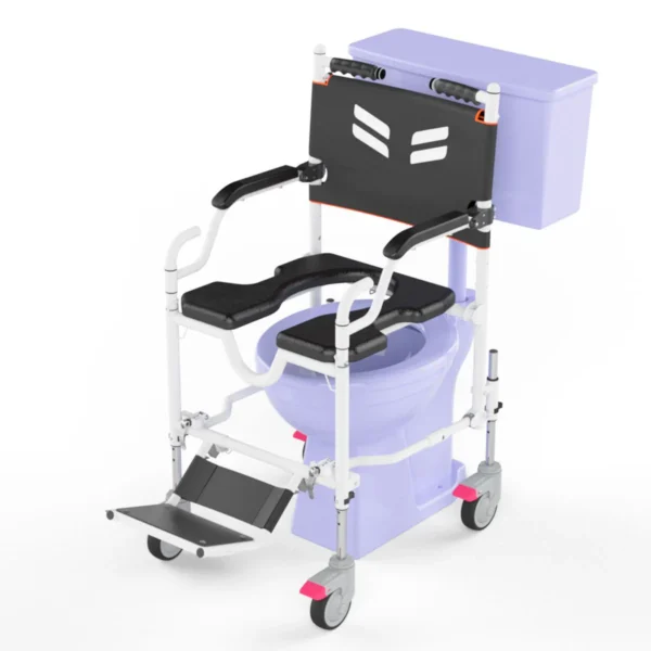 GO Attendant Propelled | Travel and Shower Commode Wheelchair