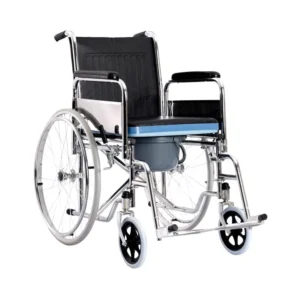Easy Care Folding Commode Wheelchair 609